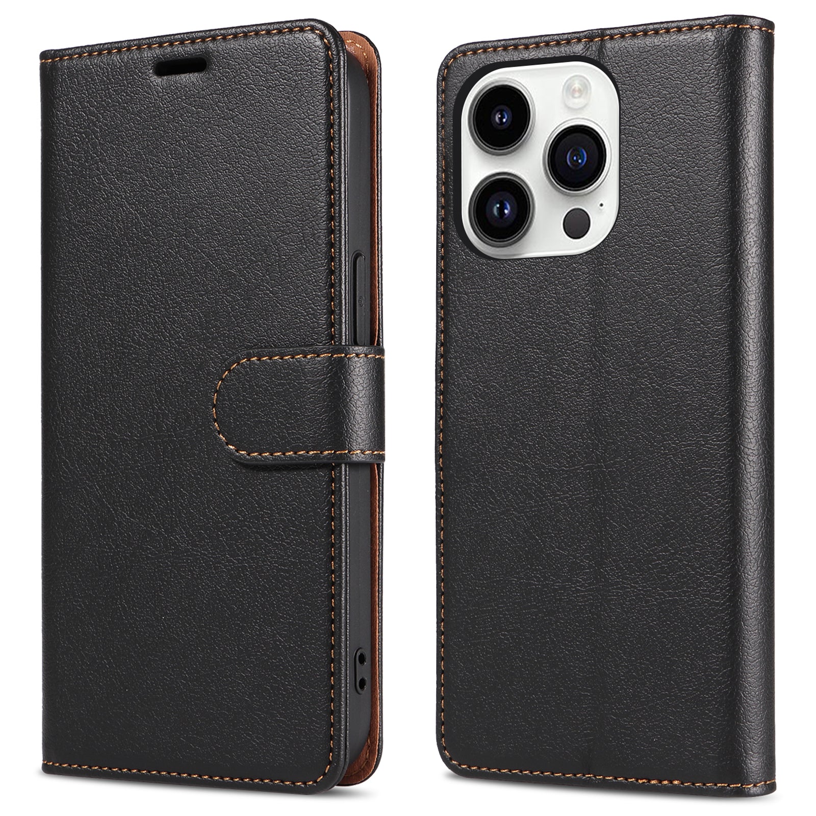 PU Leather Case for iPhone 13 Pro Max 6.7 inch RFID Blocking Stand Wallet Anti-collision Magnetic Closure Phone Cover PU Leather Case for iPhone 13 Pro Max 6.7 inch RFID Blocking Stand Wallet Anti-collision Magnetic Closure Phone Cover